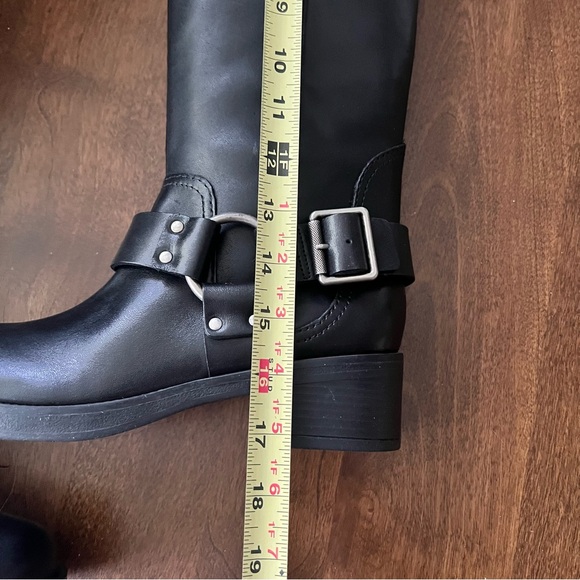 Arezzo Clara Knee High Motorcycle Boots - Picture 4 of 8